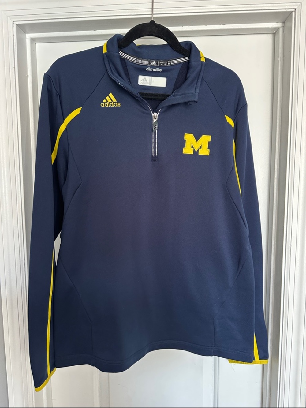 adidas Michigan 1/4 zip Pullover